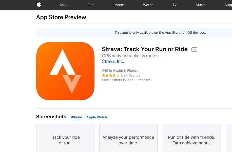 مميزات تطبيق strava تطبيق لمستخدمي الأيفون شكبة إجتماعية جديدة للرياضيين
