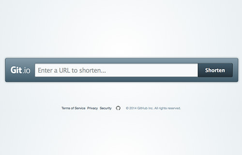 git-io الخاص بـ github