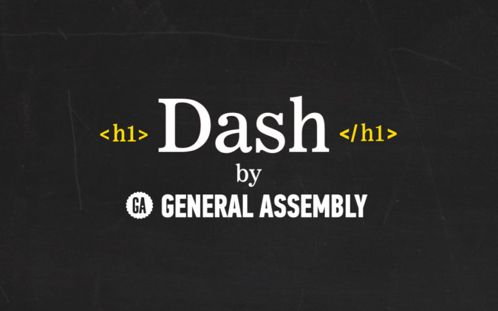 تعلم البرمجة على DASH