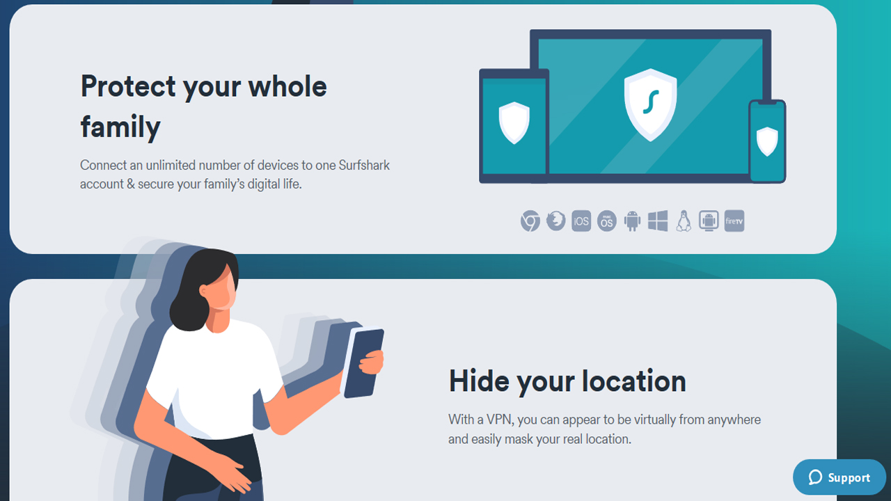 Surfshark أفضل خدمة VPN رخيصة